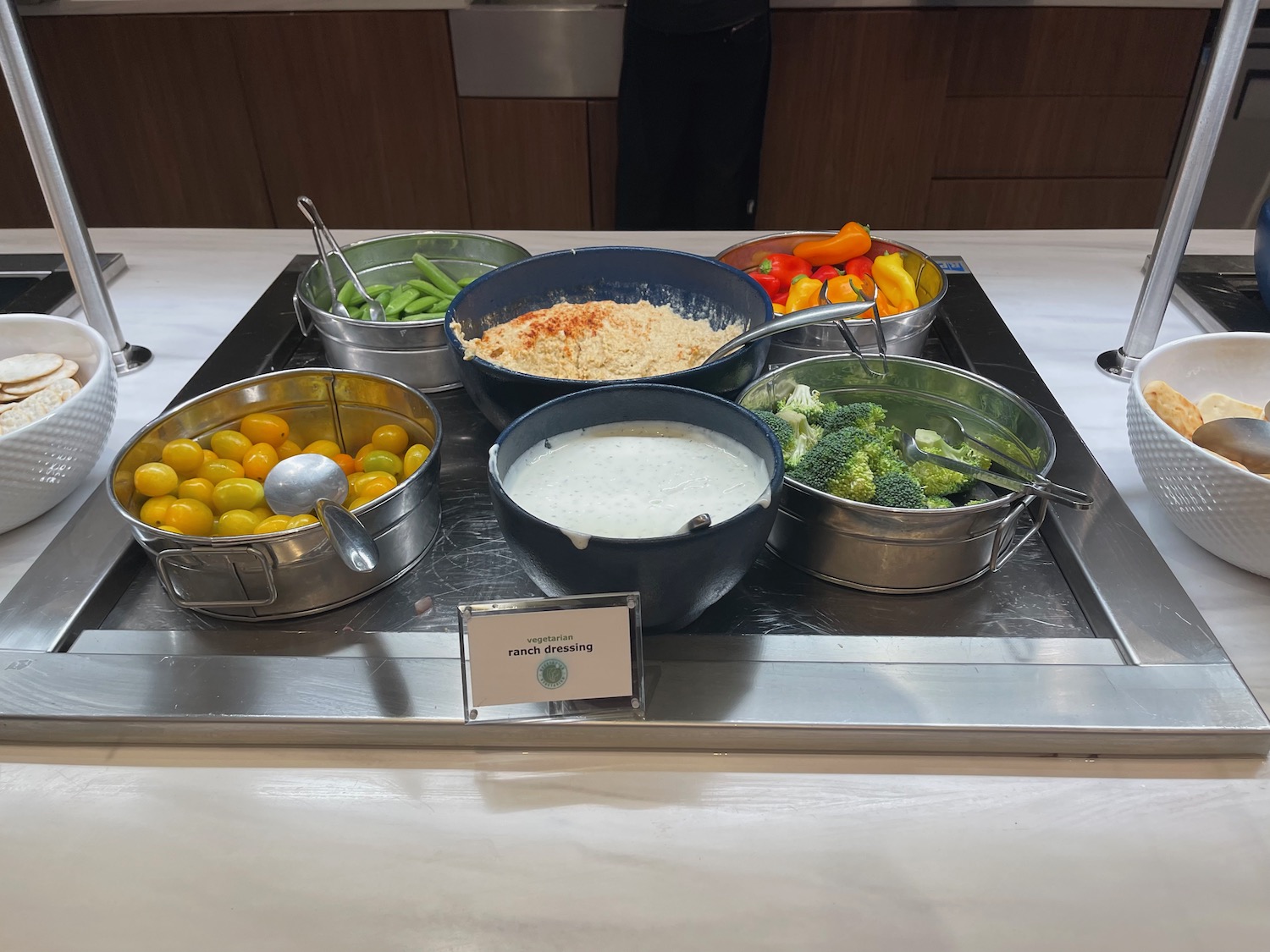 a group of bowls of food on a table