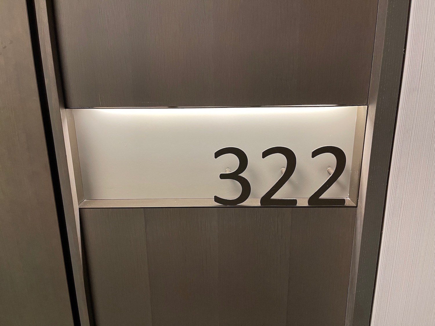 a door with numbers on it