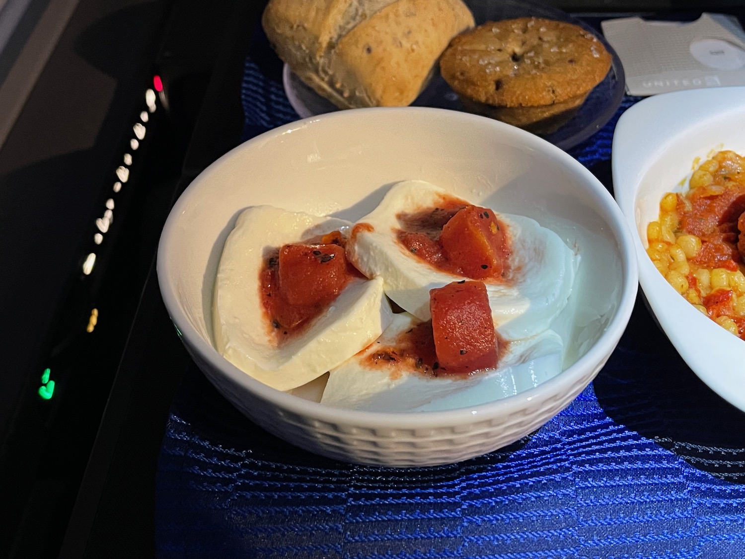 a bowl of food on a table