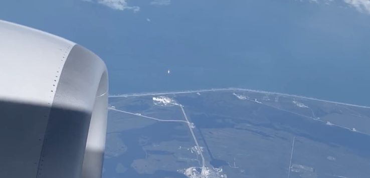 SpaceX Falcon 9 Launch United Airlines