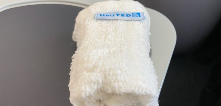 United Airlines Hot Towels