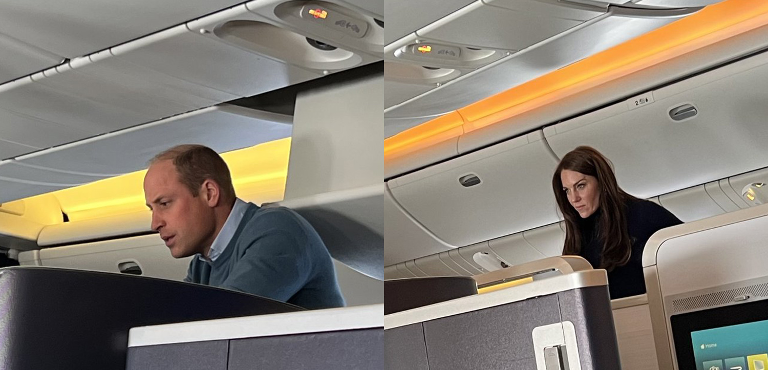 William And Kate Fly British Airways First Class To Boston Live and Let's Fly