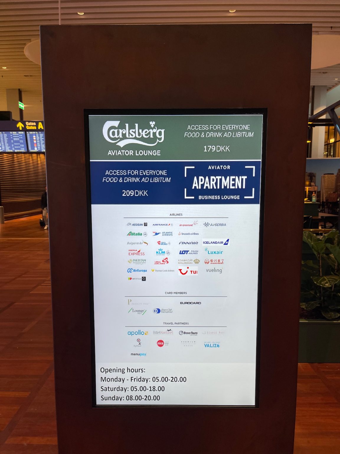 Review Aviator Apartment Business Lounge Copenhagen (CPH) Live and