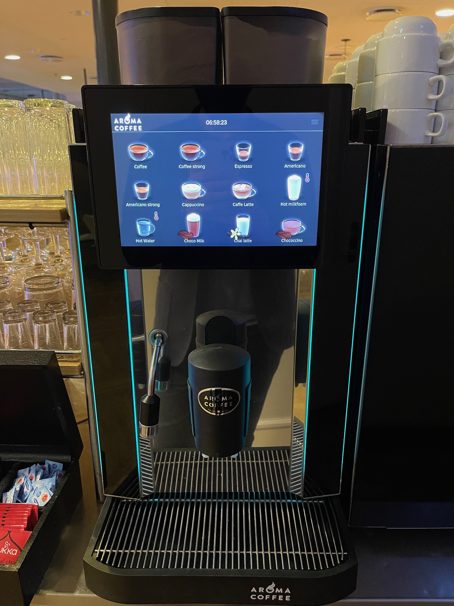 a machine with a screen and a screen