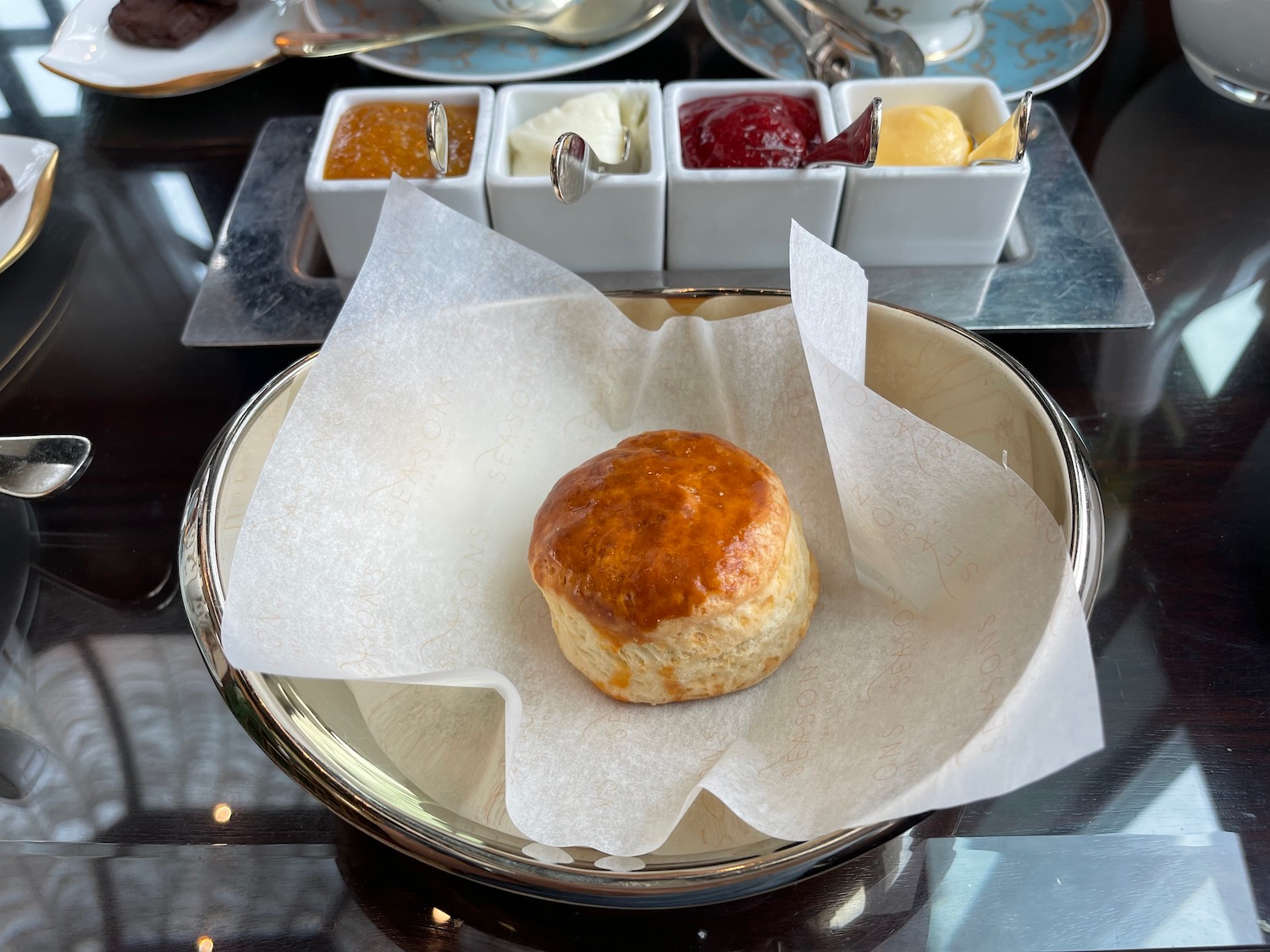 a plate of food on a table