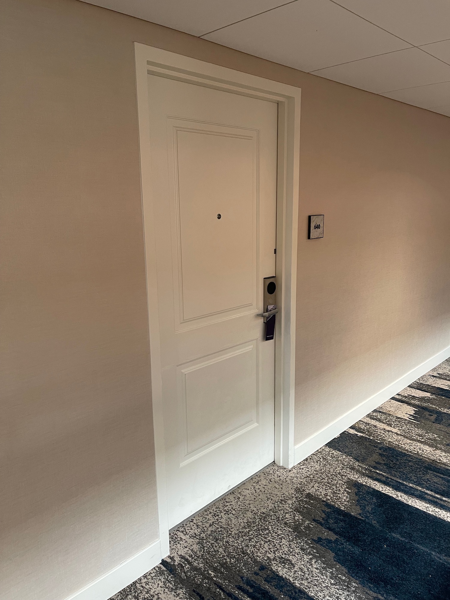 a white door in a hallway