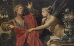 a painting of a man and woman
