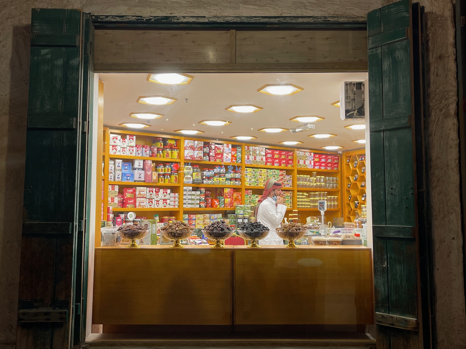 a store with a window