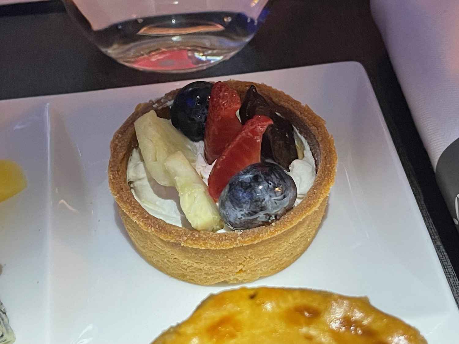 a dessert on a plate