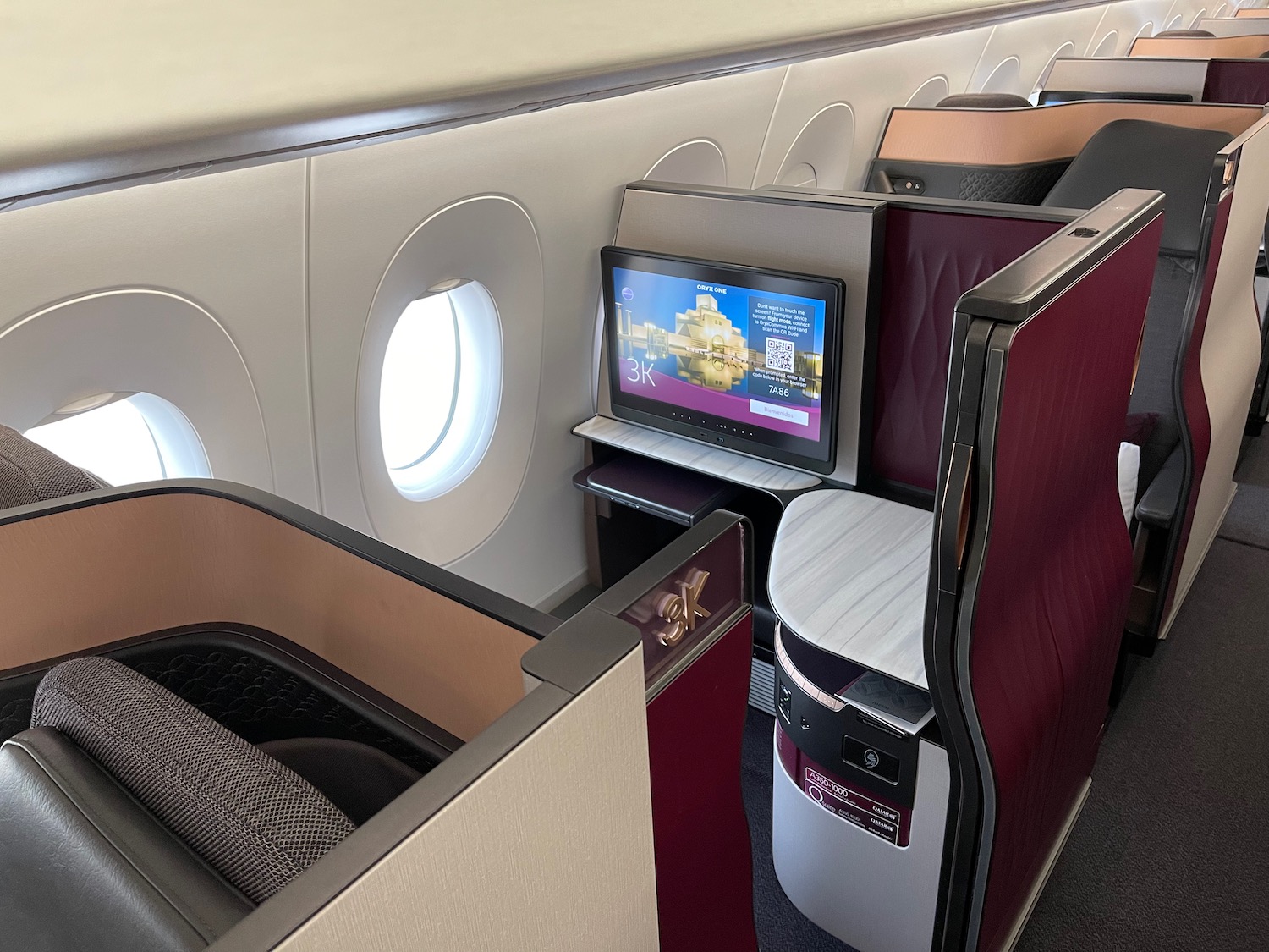 qatar airways a340 primera clase