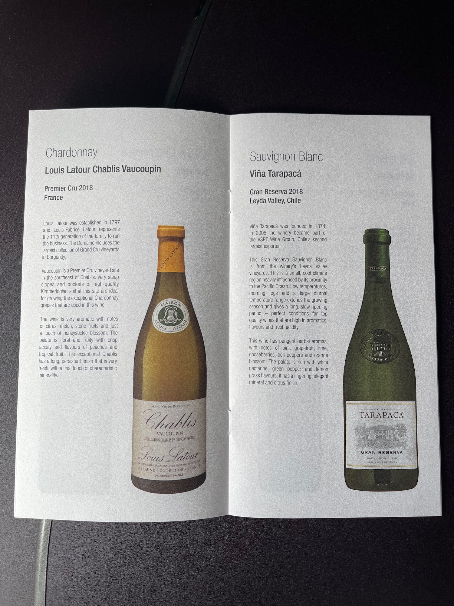 a book with a picture of wine bottles