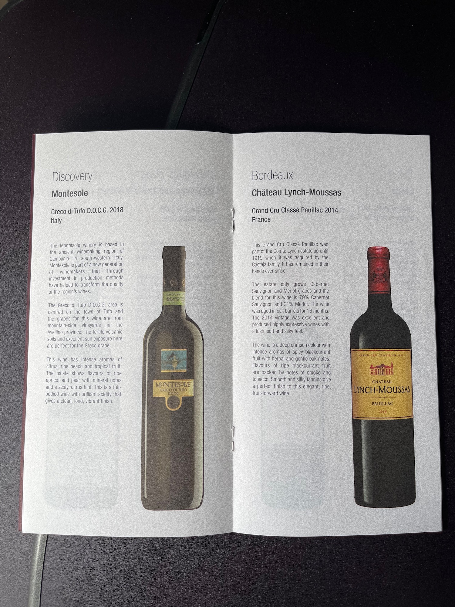 a book with a picture of wine bottles