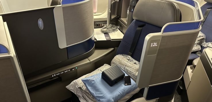 United Polaris window seat