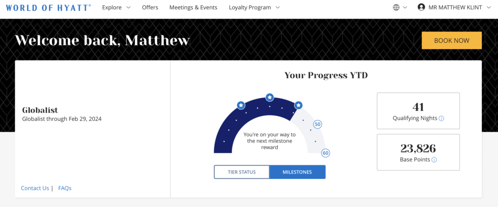 HYATT GLOBALIST CONCIERGE NUMBER visual data 3