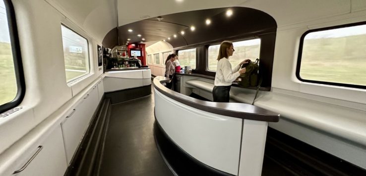 chunnel eurostar dining car