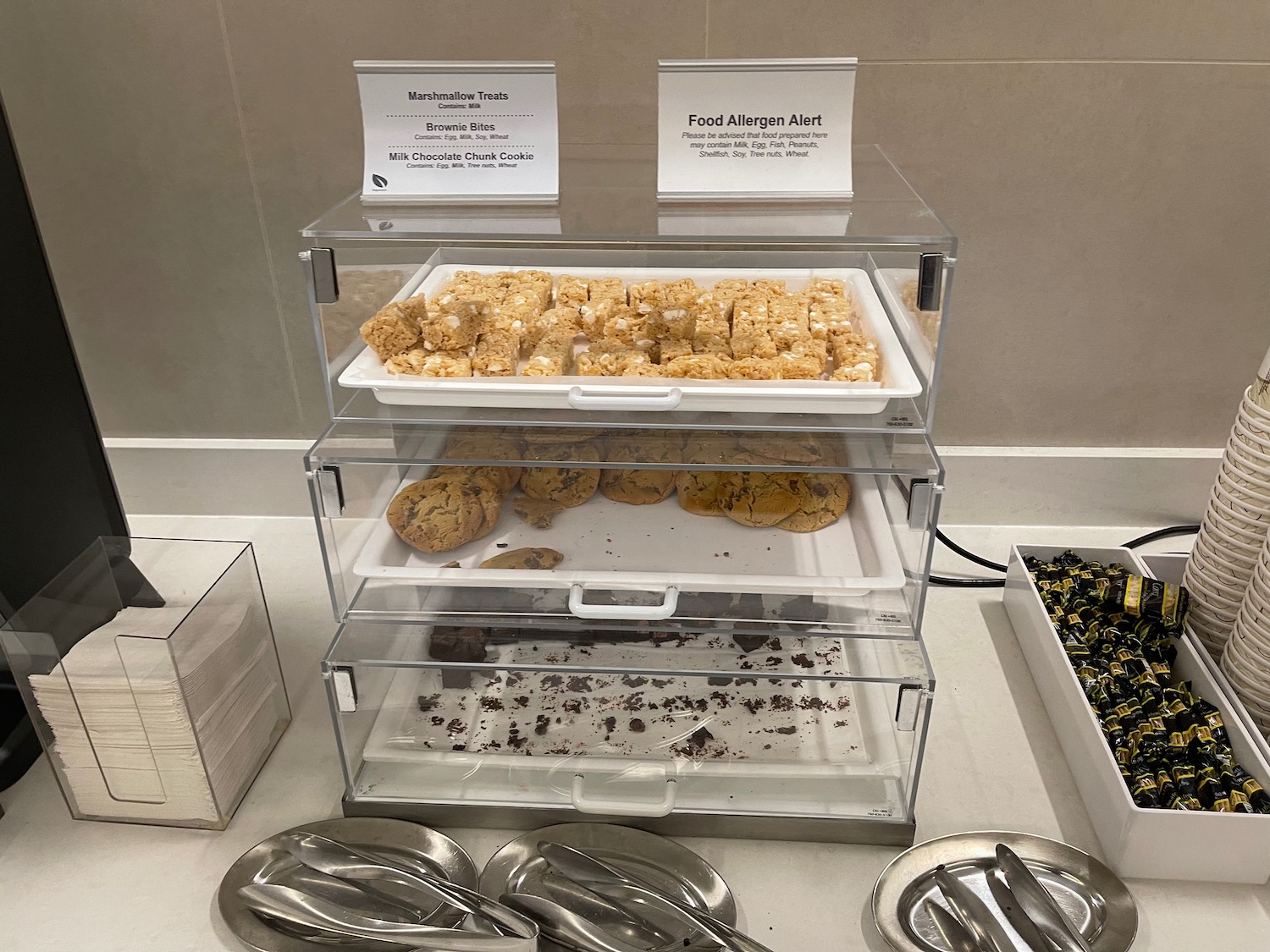 a tray of food on a counter