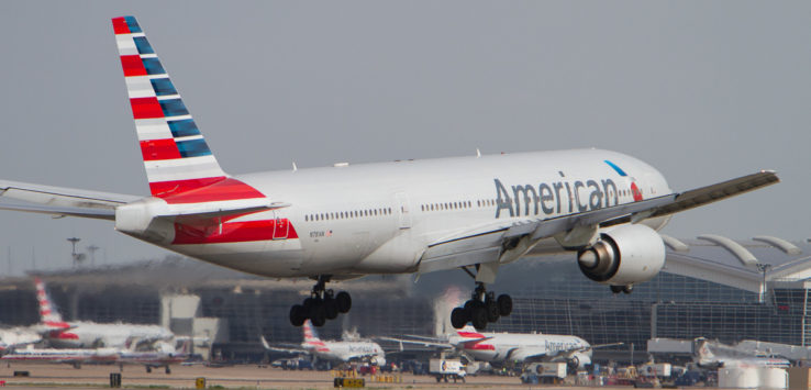 an airplane taking off from a runway