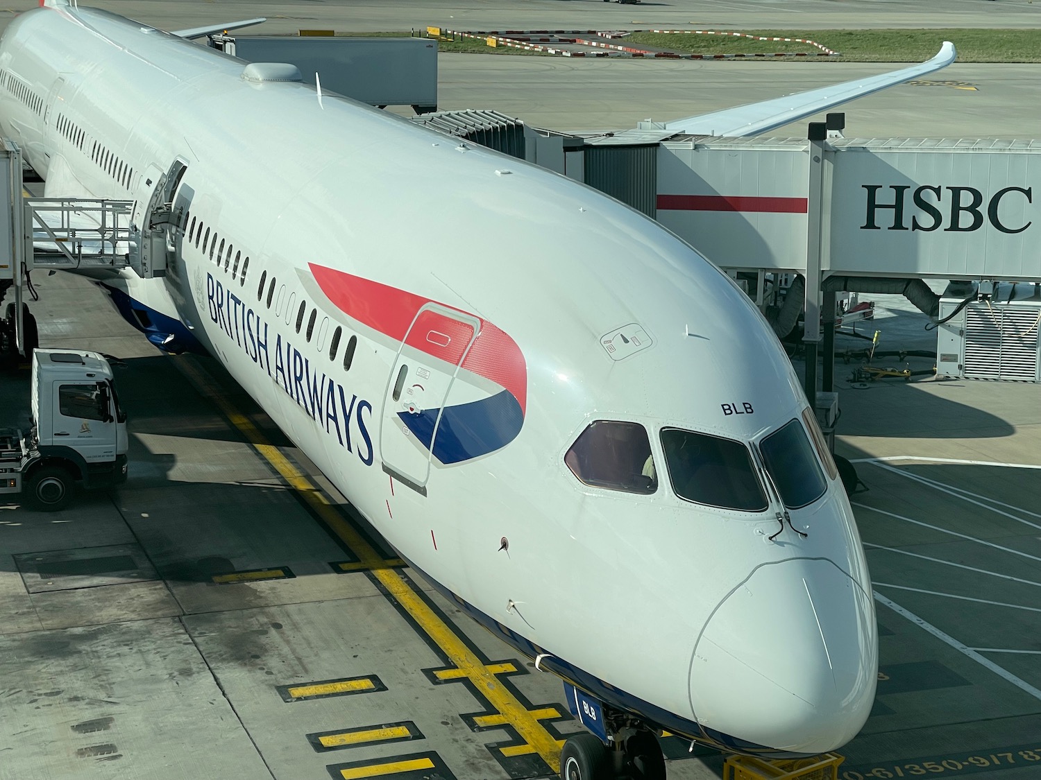 a plane at an airport