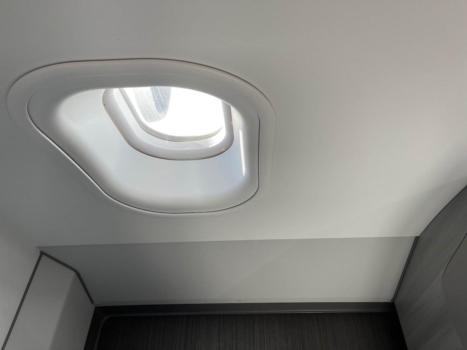 a window in a plane