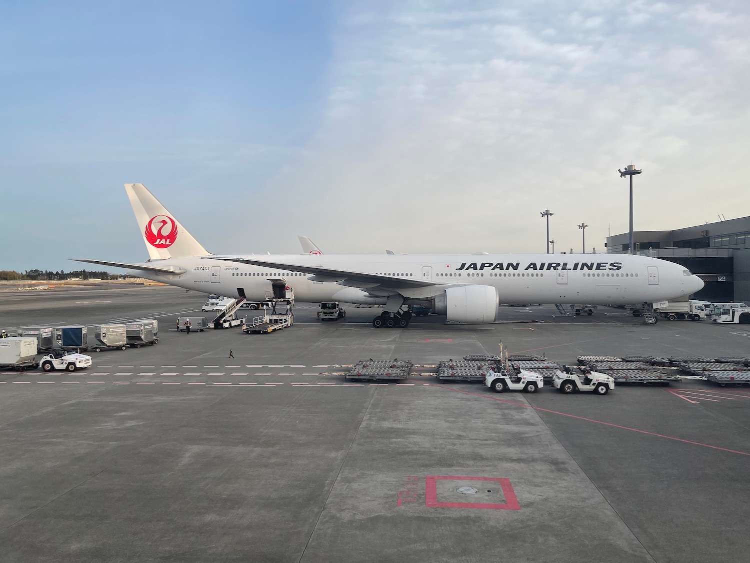 an airplane on the runway