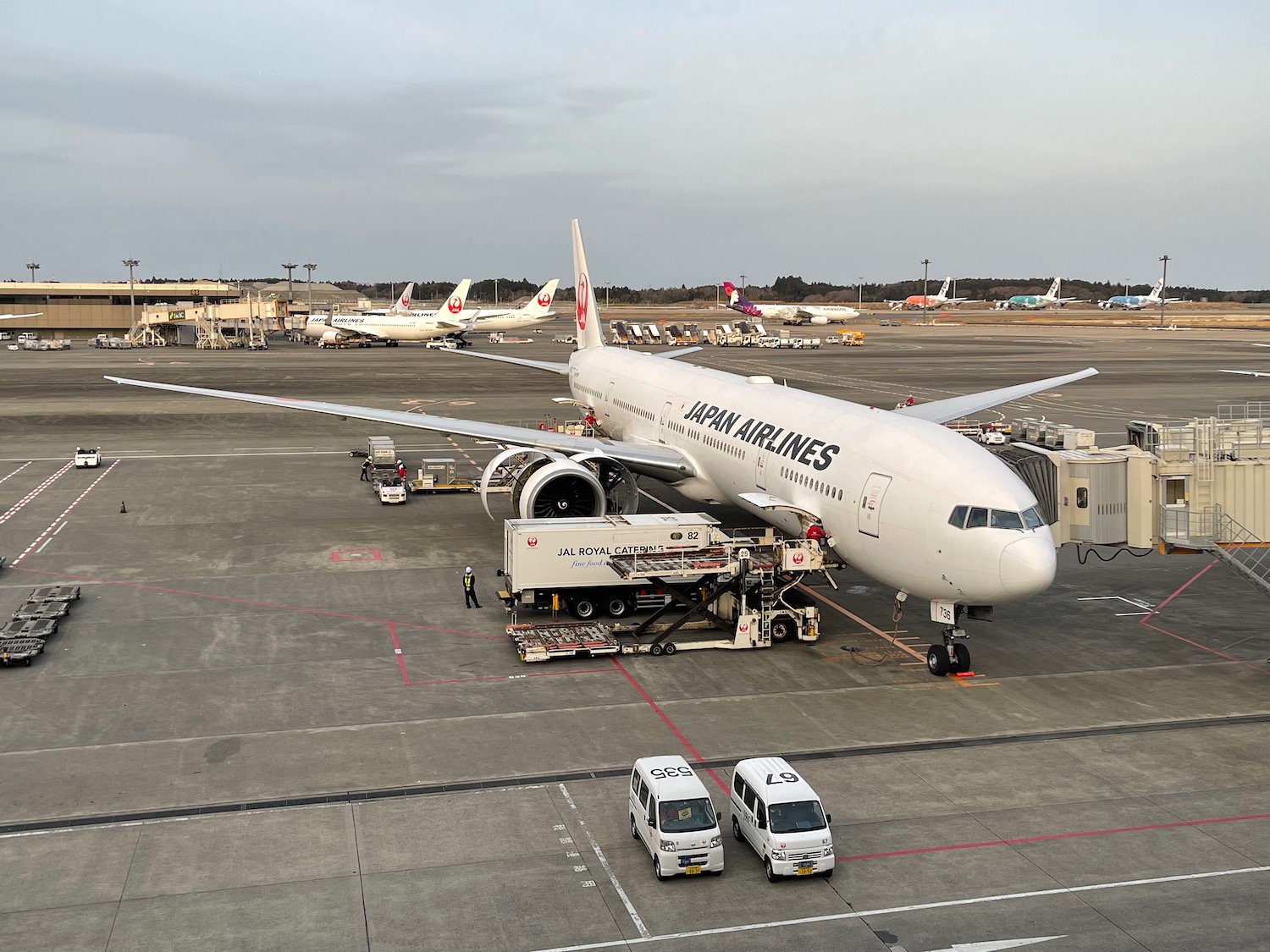 an airplane on the tarmac