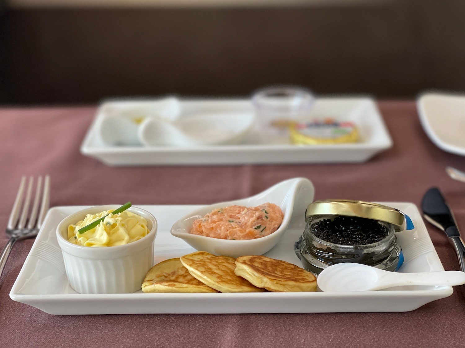 a plate of food on a table