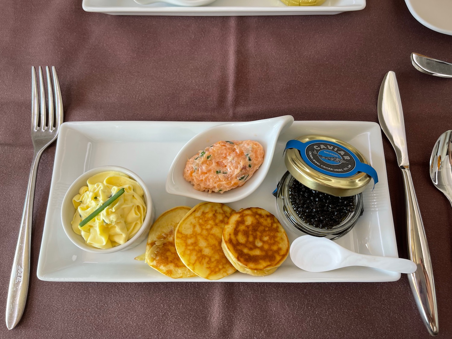 a plate of food on a table