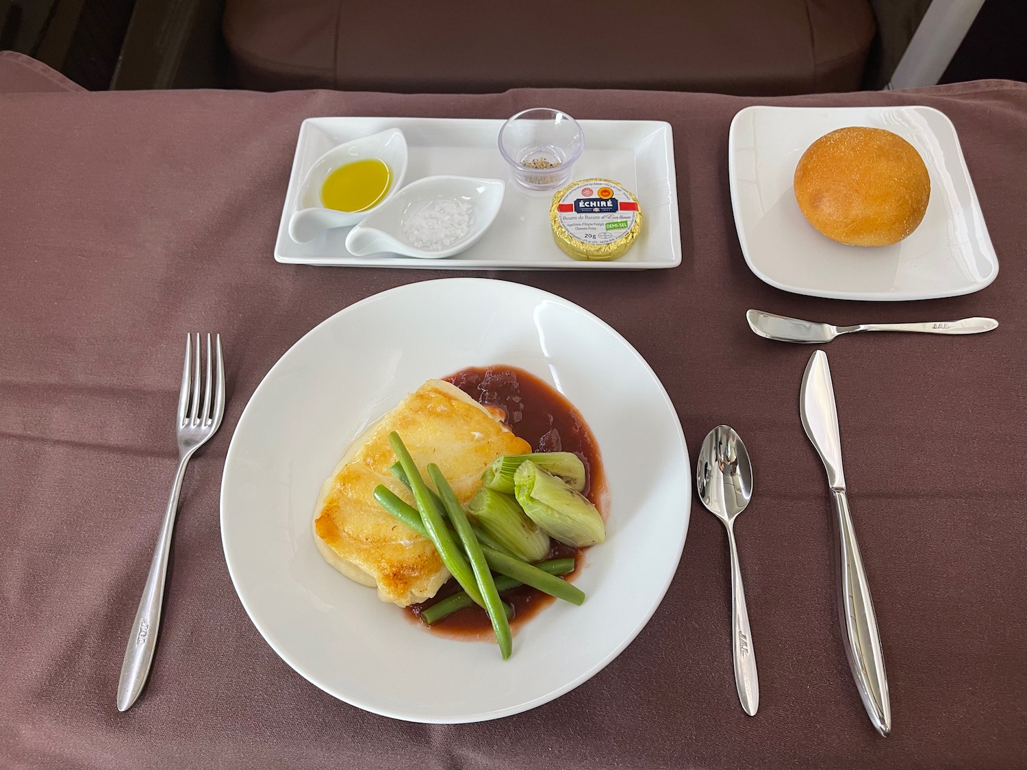 a plate of food on a table