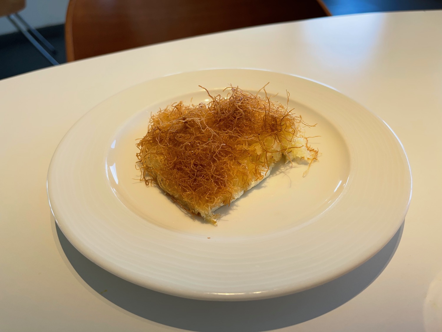 a plate of food on a table