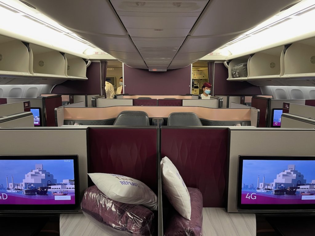 Review: Qatar Airways 777-300ER Qsuite Business Class - Live And Let's Fly