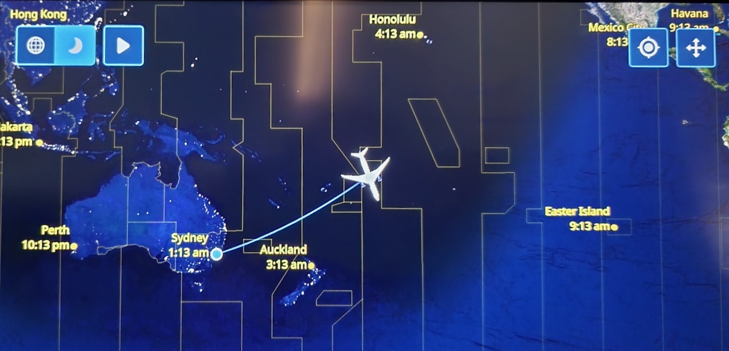 a map with a plane flying to auckland