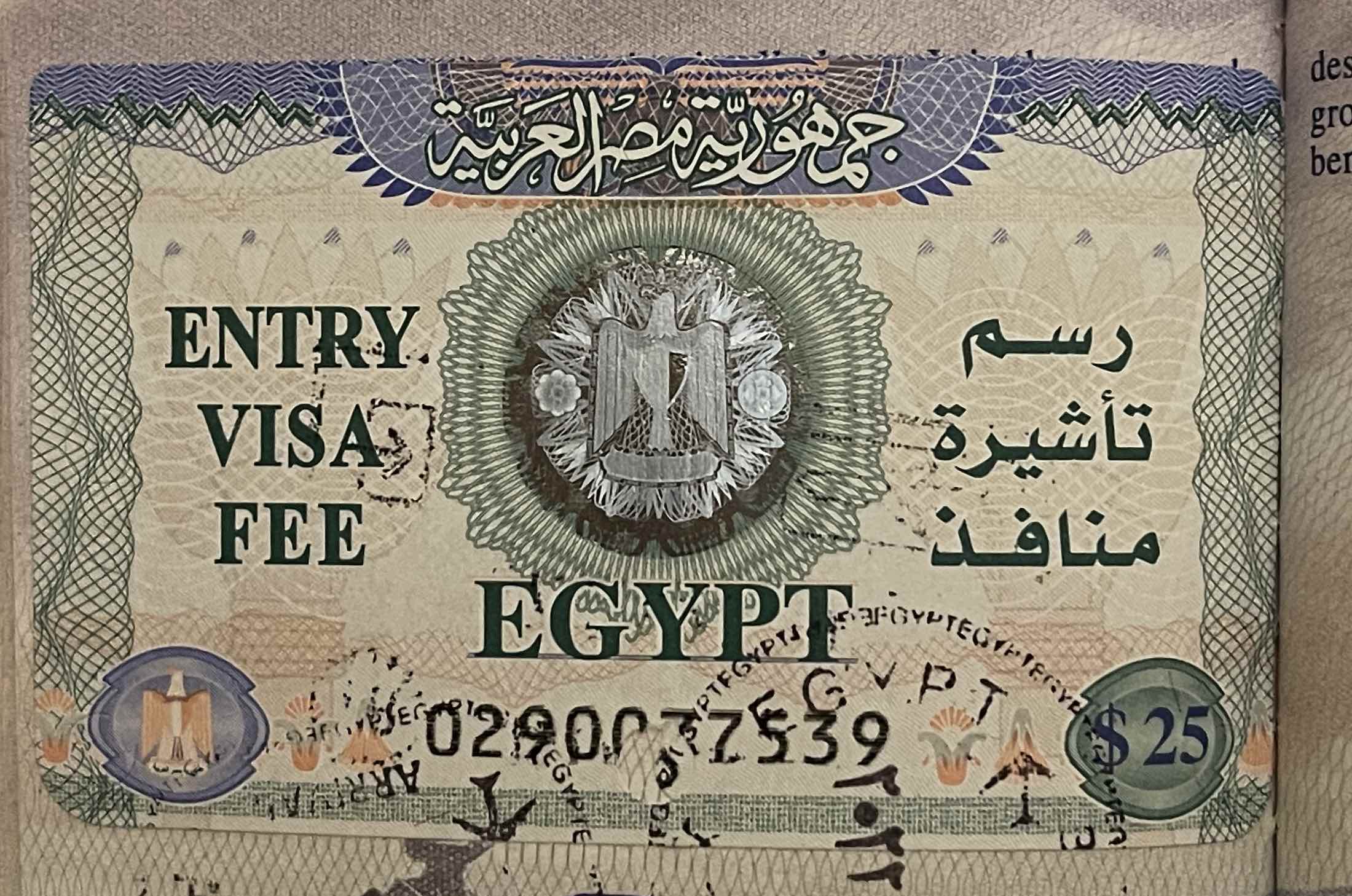 How To Obtain A Visa On Arrival In Egypt - Live and Let's Fly