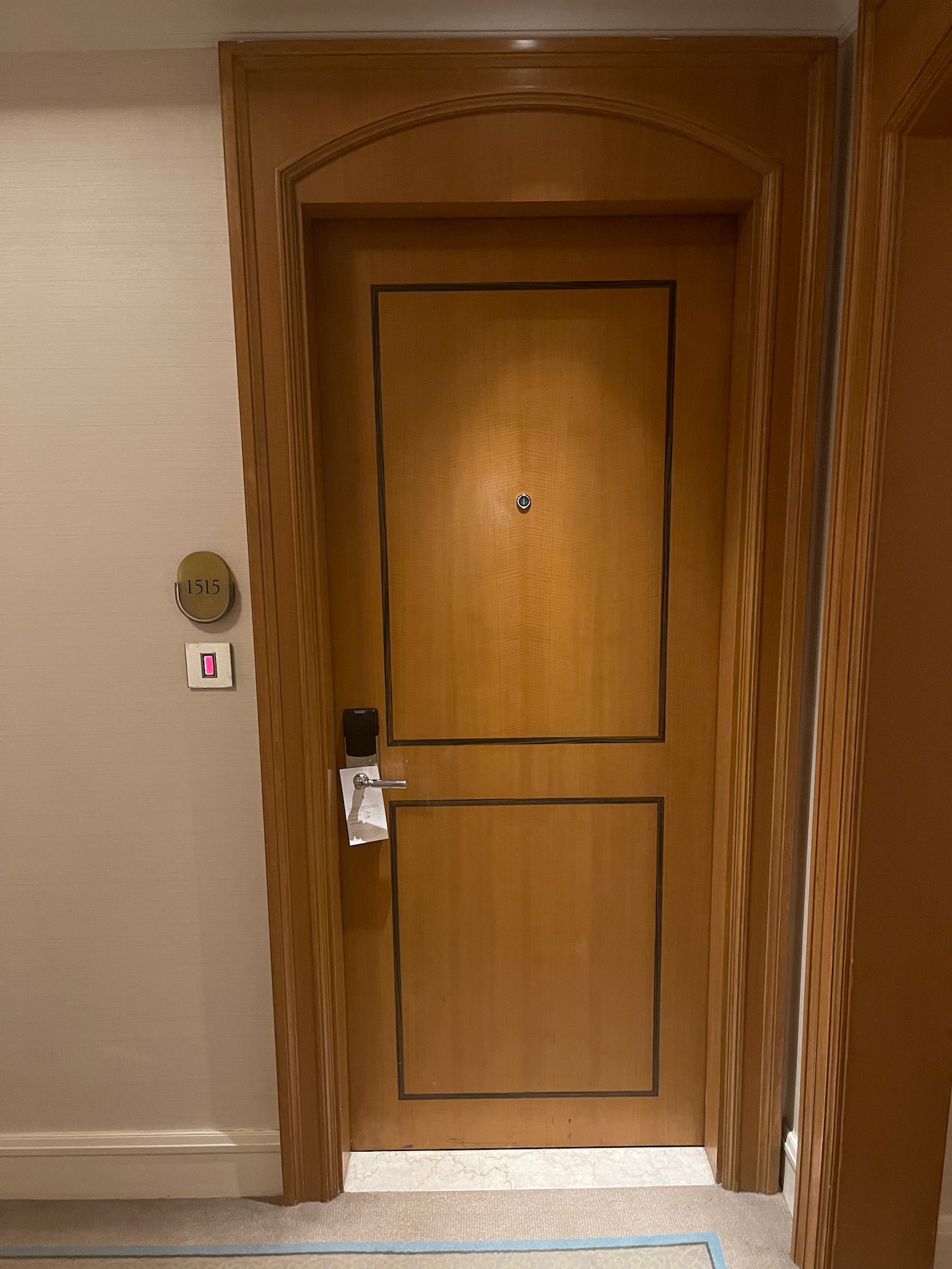 a door with a doorknob