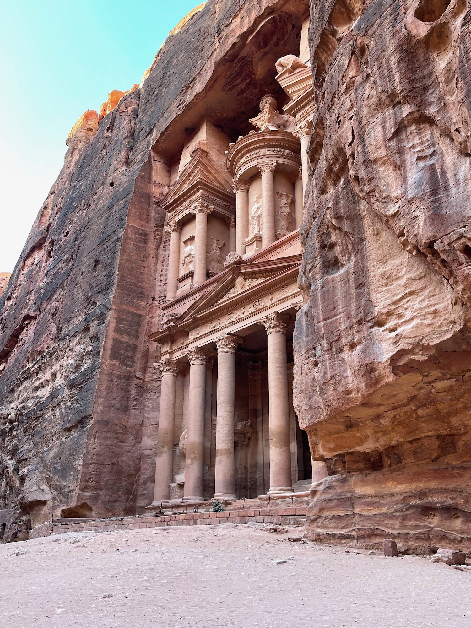 Petra in a cliff