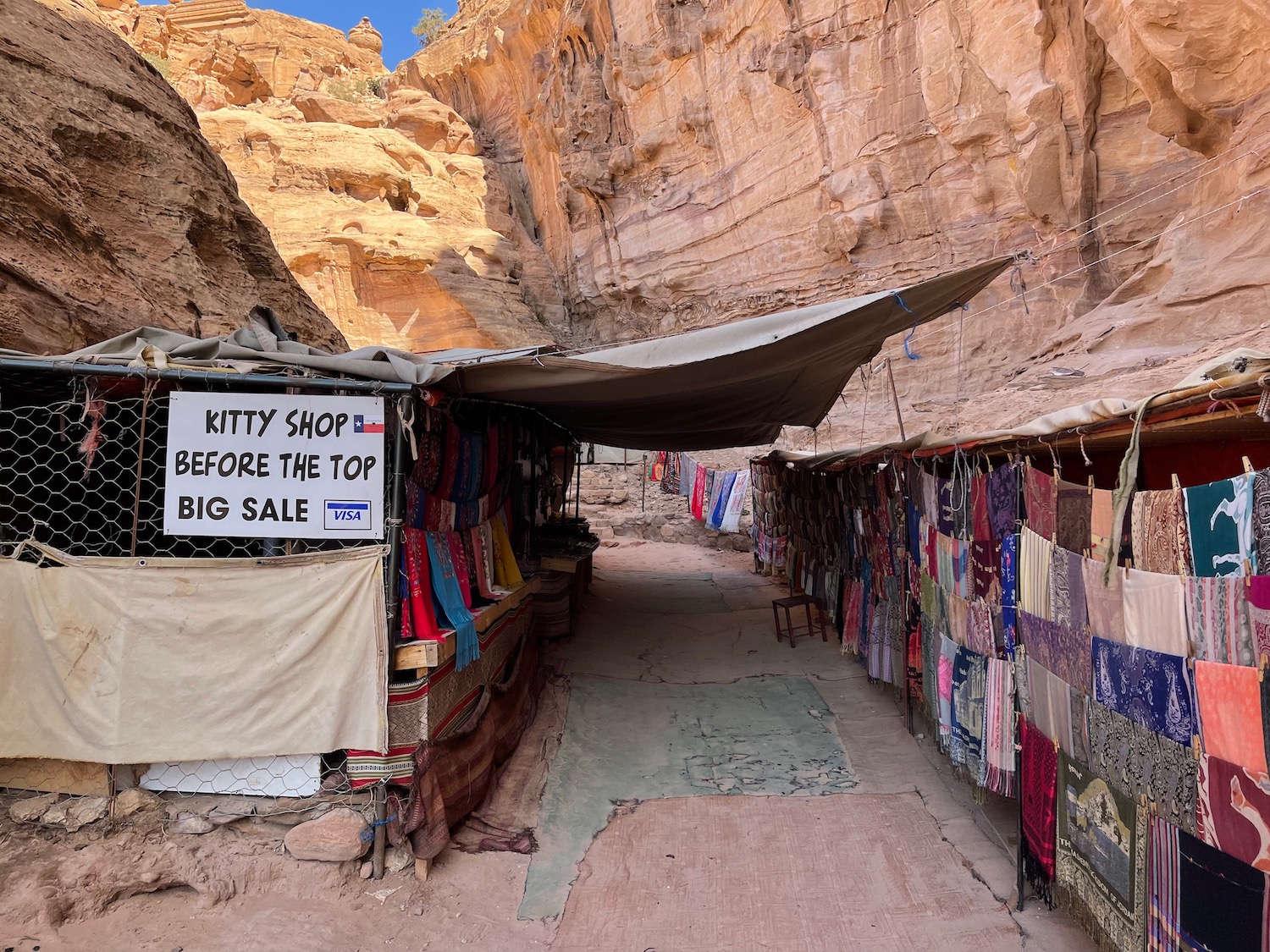 a store in a canyon