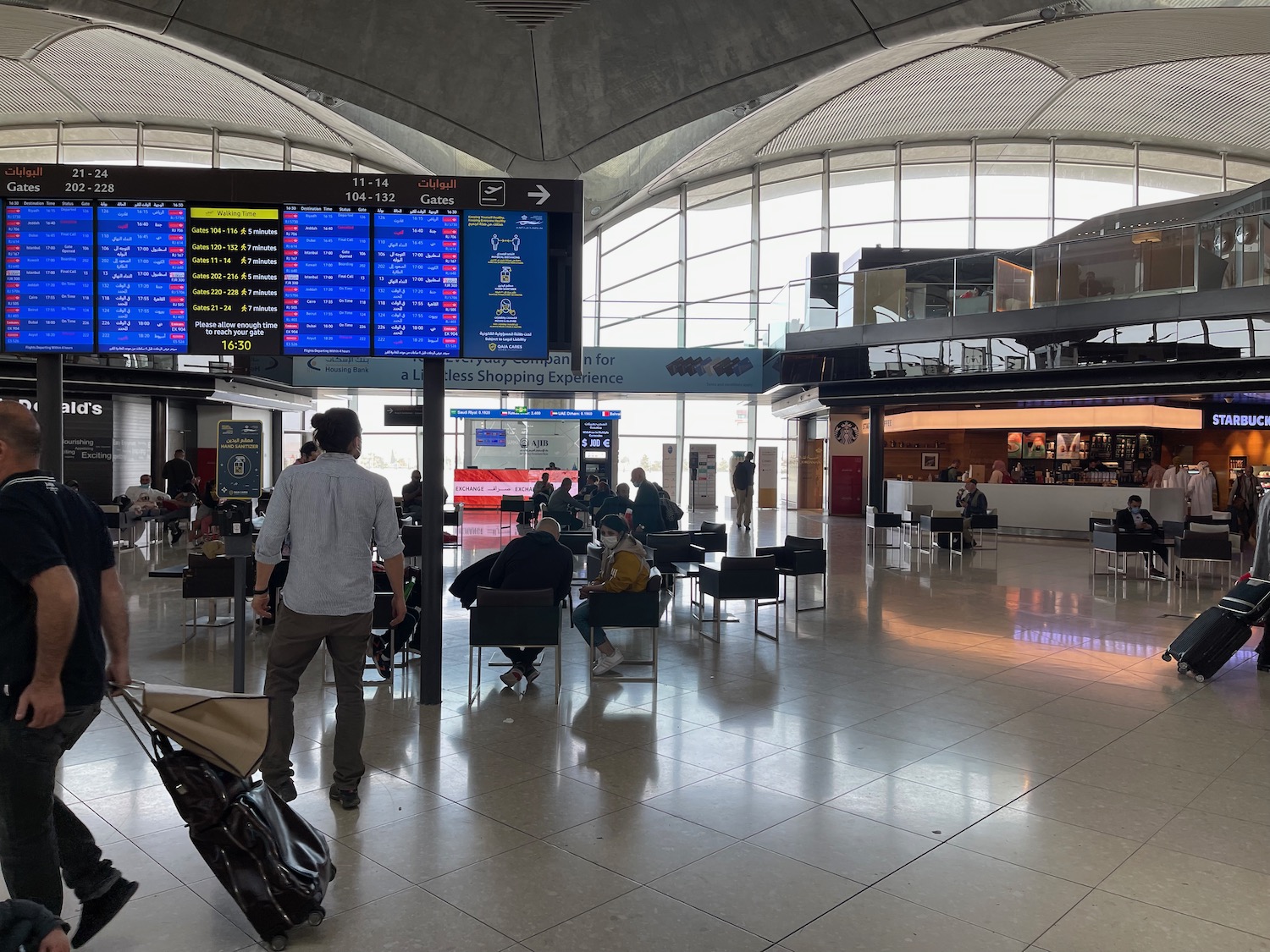 people in a terminal