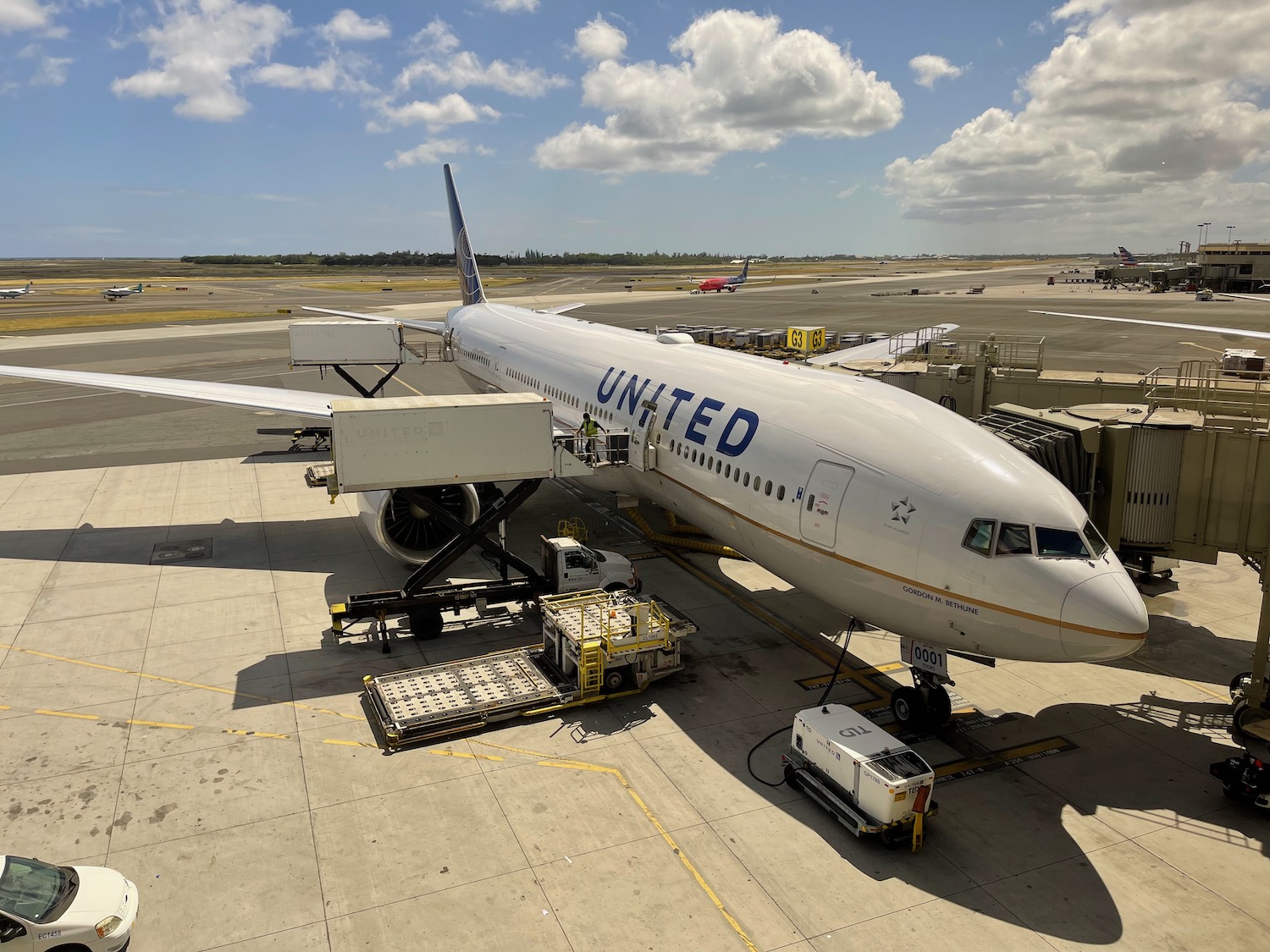 an airplane on the tarmac