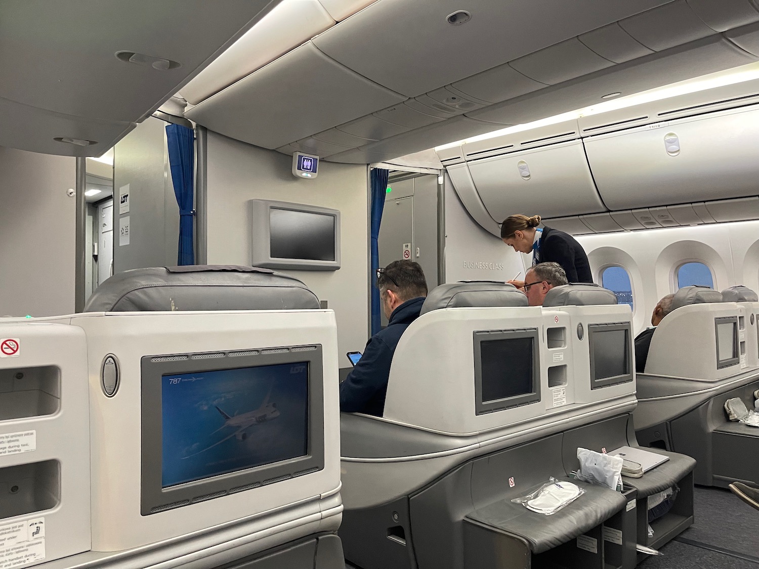 people sitting in an airplane