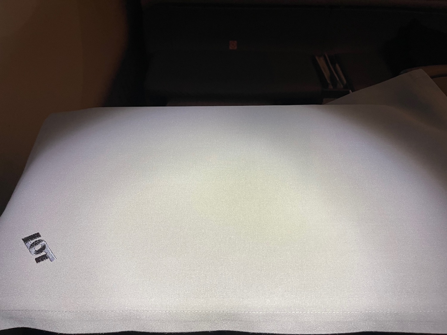 a white paper on a table