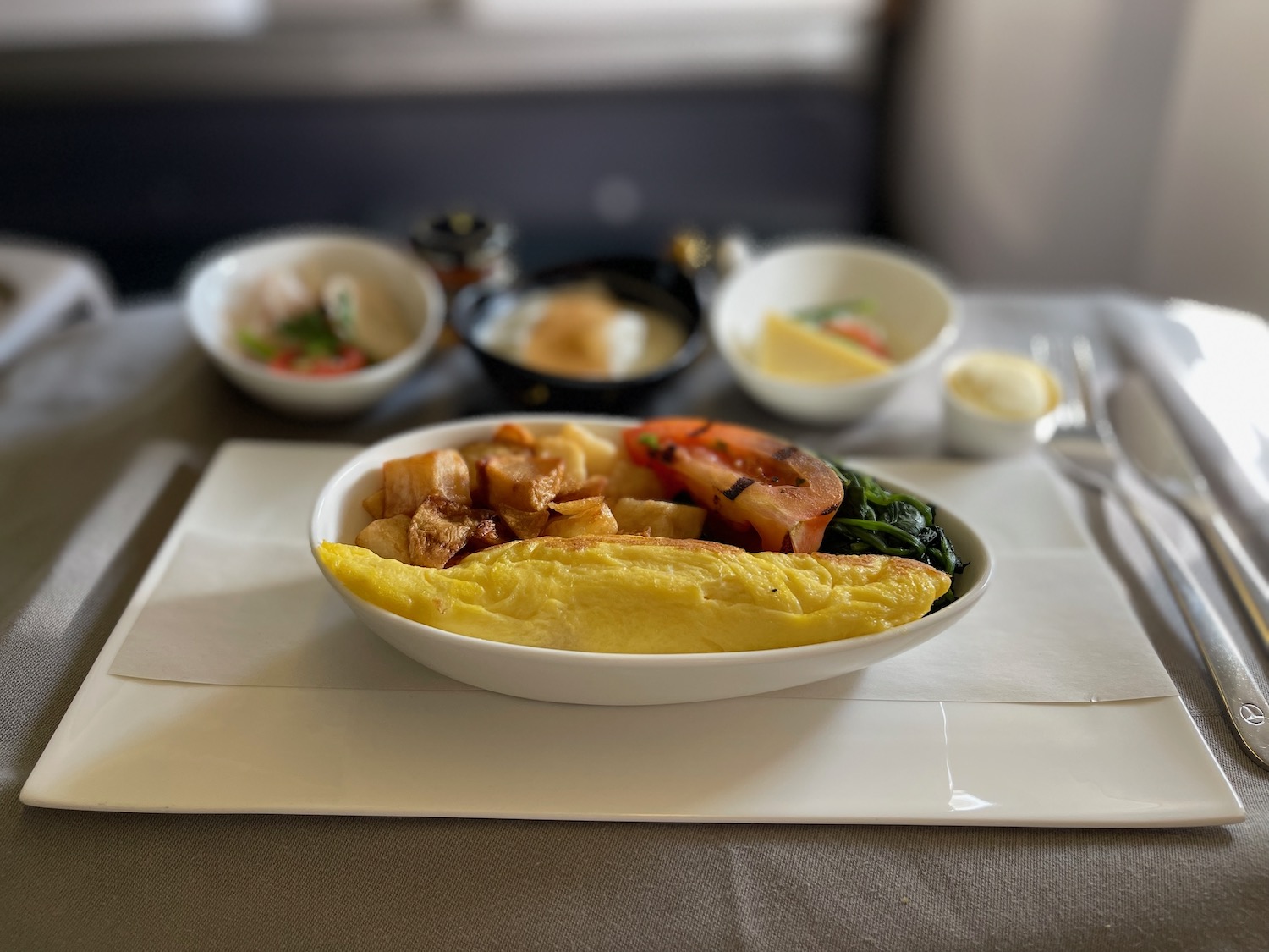 a plate of food on a table