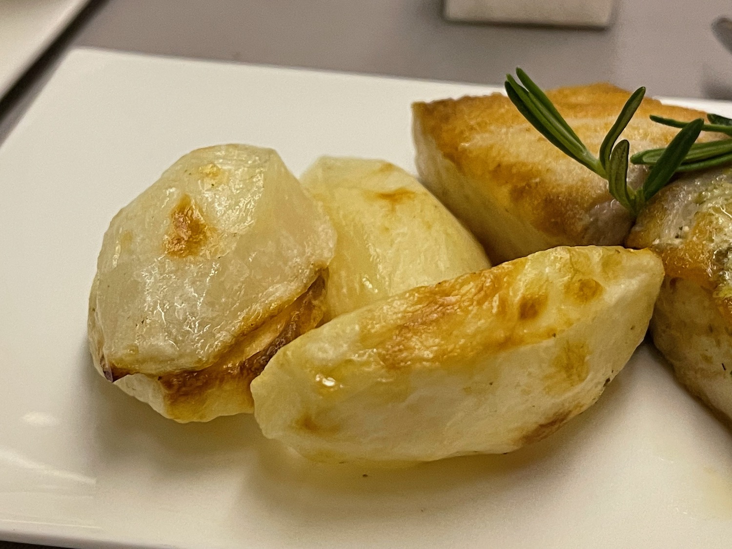 a plate of food on a table