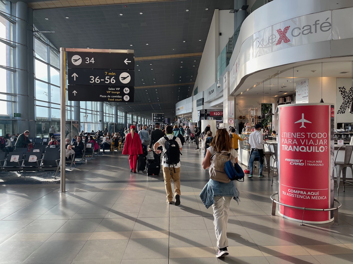 people walking in a terminal