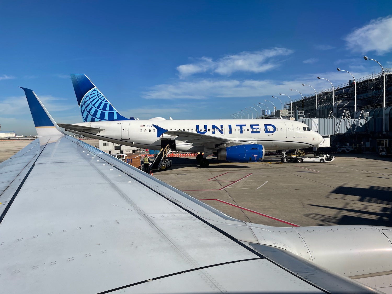 an airplane on the tarmac