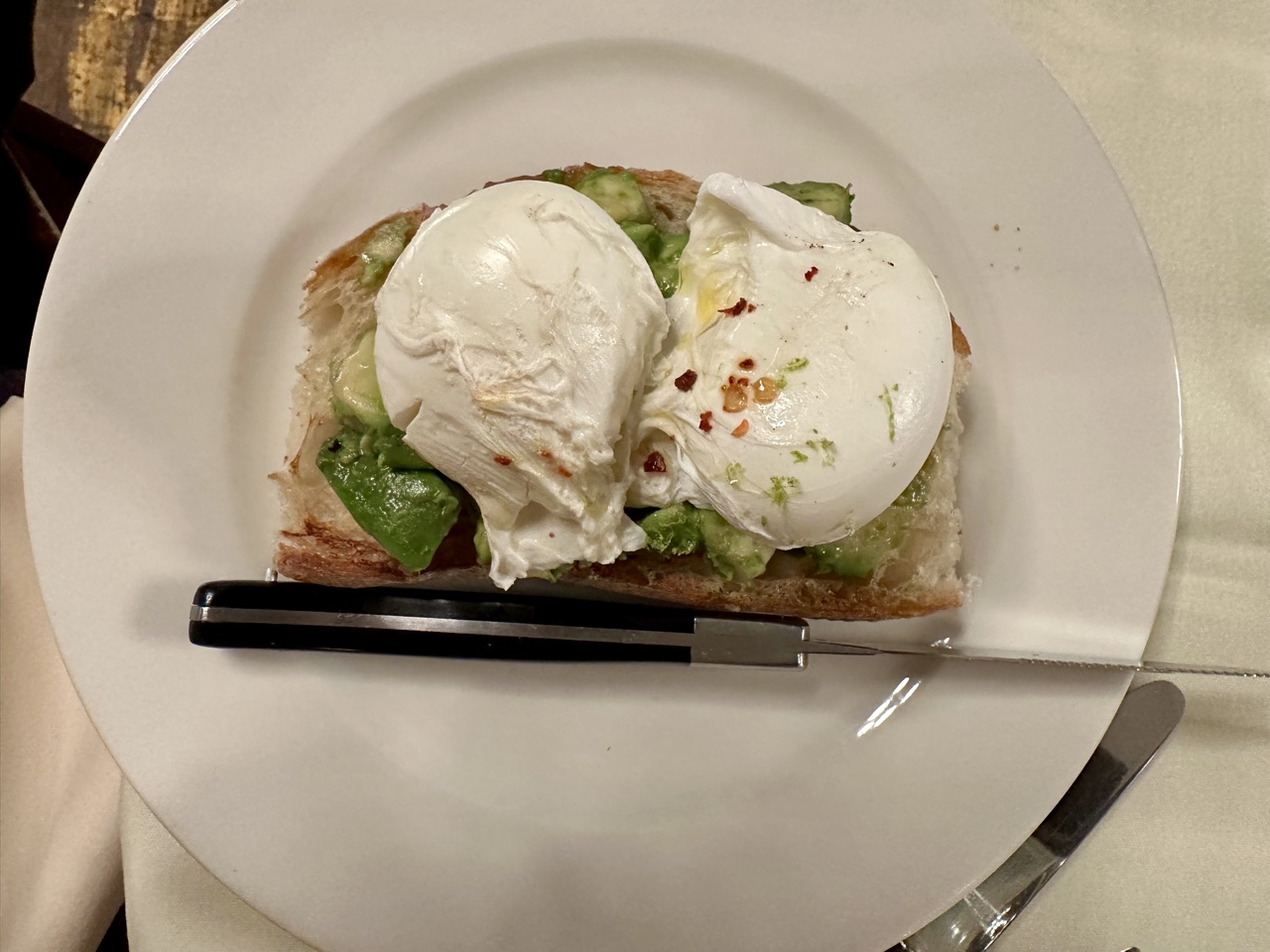 gild hall felice 15 avocado toast