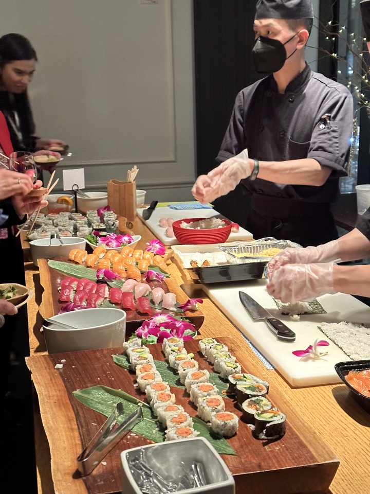 hyatt prive event sushi