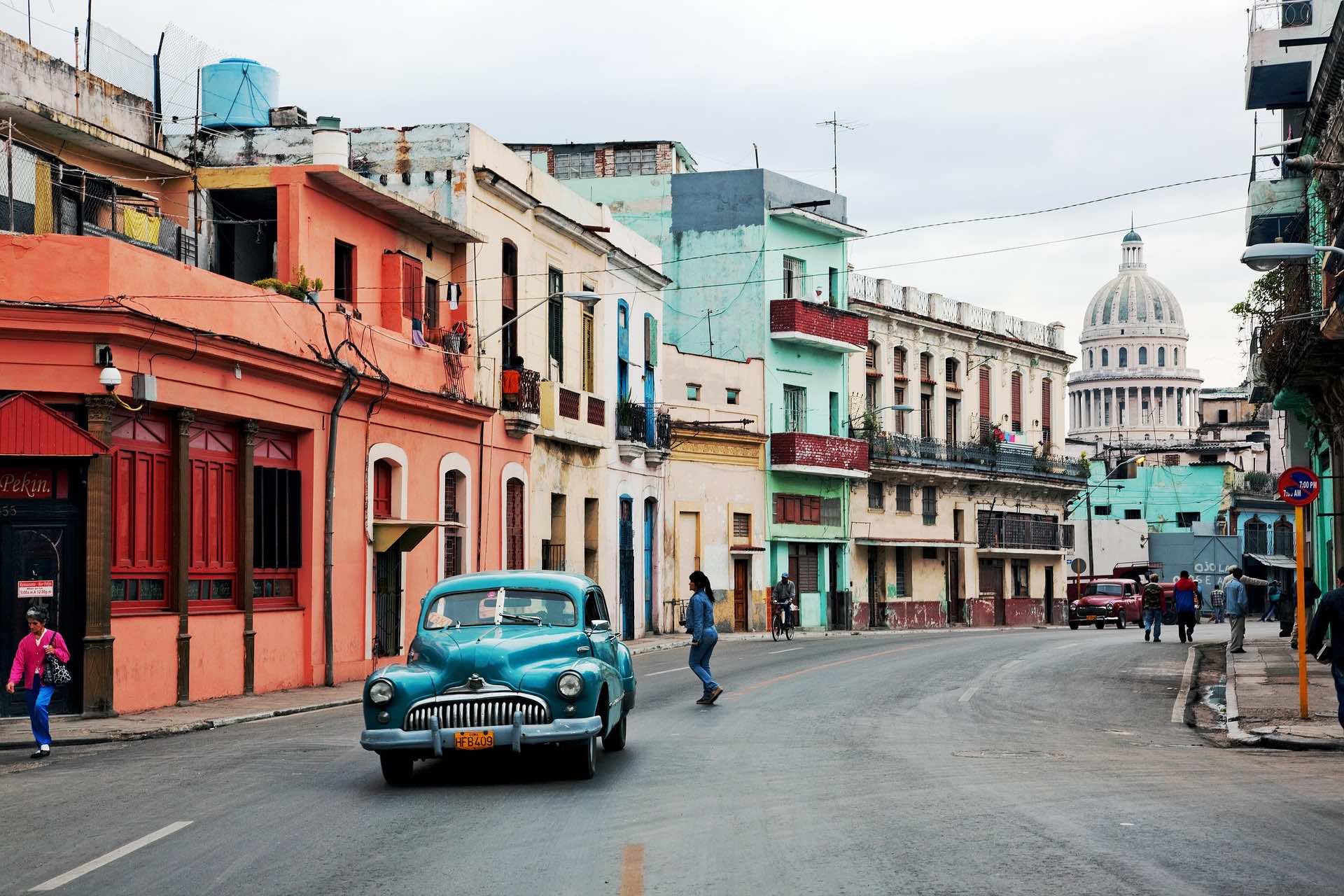 a car on the street