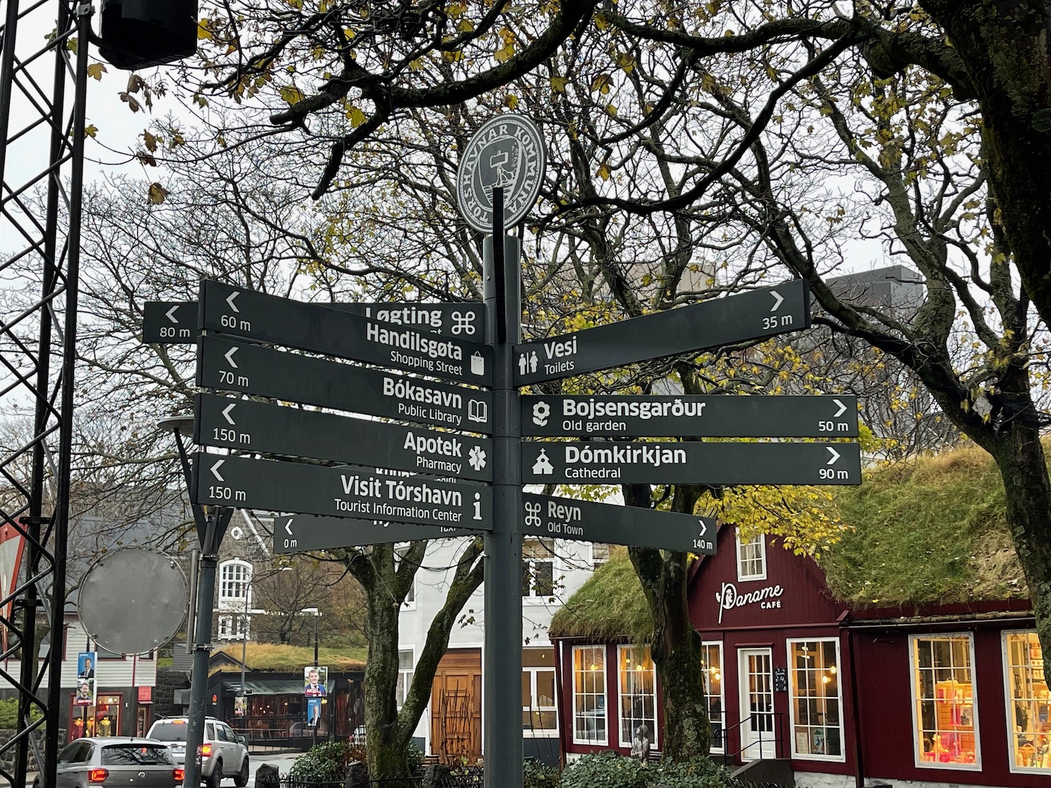 a street sign on a pole