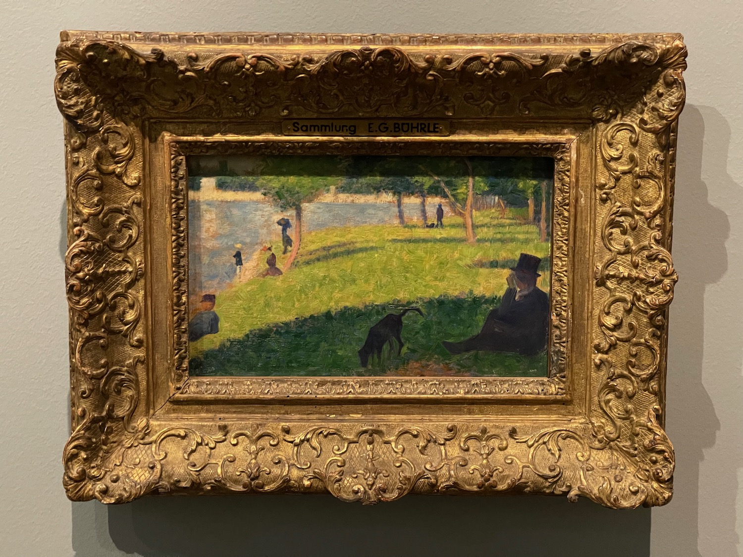 a painting in a frame