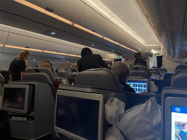 Review: Lufthansa A350-900 Business Class San Francisco - Munich - Live ...