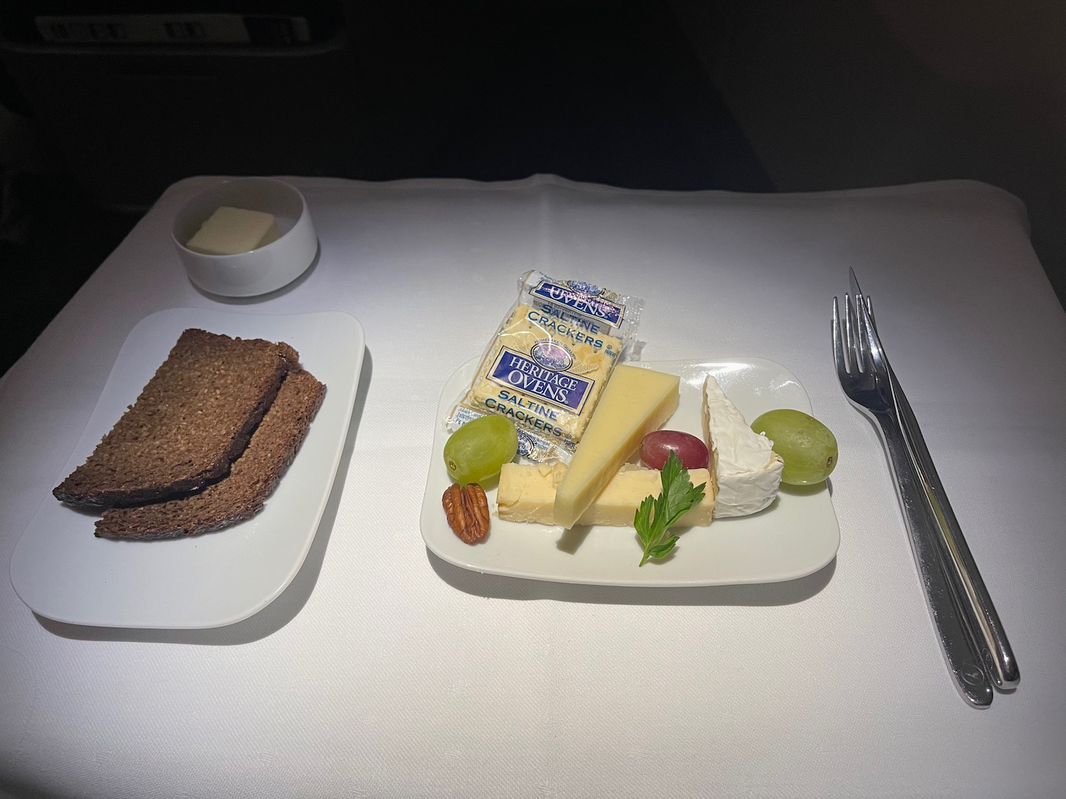 a plate of food on a table